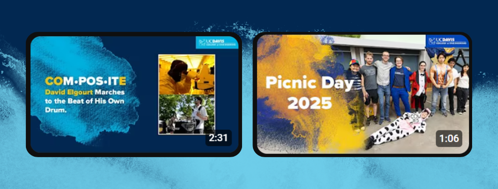 Two screenshots of YouTube video thumbnails